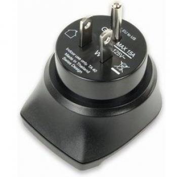 Ansmann 1250-0002 - EU to US travelplug, Adaptador para Viajes a USA, EE.UU.