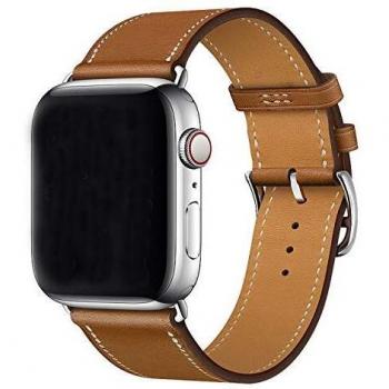 XCool para Correa Apple Watch 38mm 40mm, Cuero Rojo Rosado Naranja Azul para Hombres Mujer para iwatch Serie 4 Serie 3 Serie 2 Serie 1