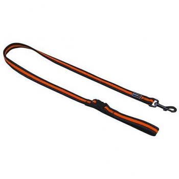 Freedog Correa Soft Sport de Nylon Reflectante Naranja para Perros - 25mmx120cm