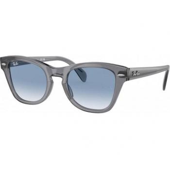 Ray-Ban RB0707S 66413F Unisex Square Grey Sunglasses