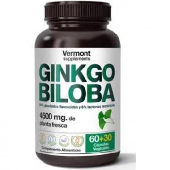 Vermont Supplements Ginkgo Biloba 60+30 Cápsulas