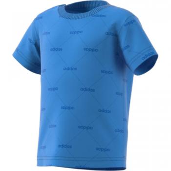 adidas I Lin Graph tee Camiseta, Unisex bebé, azurea/Azul, 74