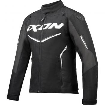 Ixon Chaqueta de Moto Cordolo Negra-Antracita-Blanca, textil, talla 3XL