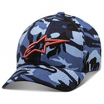 Alpinestars Visible Gorra de Beisbol, BLU Mimetico, LXL para Hombre