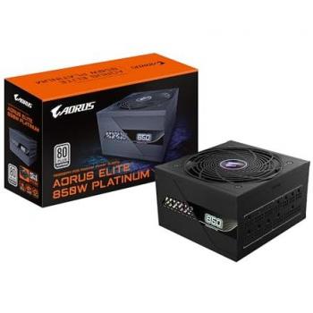 Fuente de alimentación Gigabyte AORUS Elite P850W 850W ATX 80+ Platinum Modular PCIe 5.0 con ventilador de 120 mm