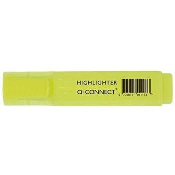Rotulador Q-Connect Fluorescente Amarillo Punta Biselada KF01111