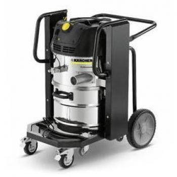 Aspiradora industrial Karcher IVC 60/24-2 Tact² (60 L, 254 mbar, 2,4 kW) con reducción, manguera, codo, tubo y boquilla