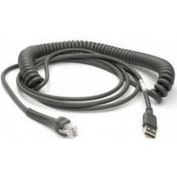 Cable USB 2.0 Datalogic A Macho a Macho de 5 metros Negro