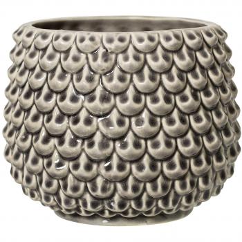 BLOOMINGVILLE Maceta Pinecone - Macetero Decorativo Redondo para Flores e Plantas para Interiores L