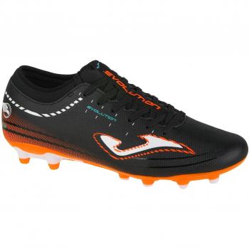 Joma Botas de Fútbol Evolution FG, zapatos de fútbol negros para hombre, talla 40 EU