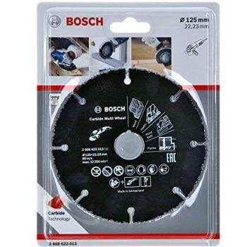 Bosch Professional Disco de Corte Multi Material Carbide Multi Wheel, Ø 125 mm, para Amoladora