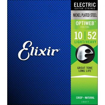 Elixir Electric Optiweb Light-Heavy Ultra Thin Guitar Strings (10-52)