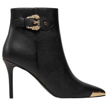 Versace Jeans Couture Black Heeled Ankle Boots Scarlett 77VA3S57