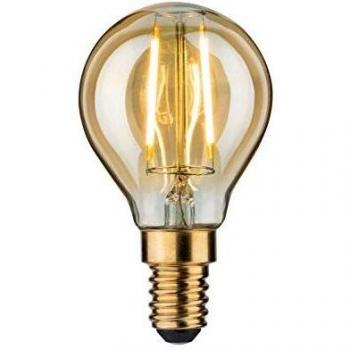 Paulmann 28367 LED Mini Globe 2,5W, E14, 230V, Oro, 2500K