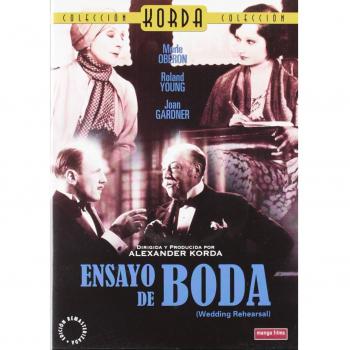 Ensayo de Boda DVD 1932 Wedding Rehearsal