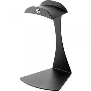 K&M 16075 Black Headphone Table Stand