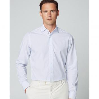 Camisa de hombre Hackett London Rayas Fina Azul