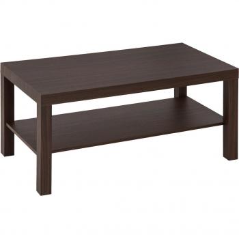 Mesa de Centro Auxiliar 2 Niveles Nogal 90x45x40.5 cm