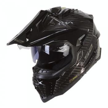 Casco LS2 MX701 Explorer Alter negro mate / blanco - Motopasión Store, LS2 Casco Adventure MX701 C EXPLORER Brillate-Carbono, LS2 MX701 Explorer Alter Matt Casco de motocross