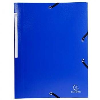 Chemise a Elastique 3 Rabats Polypropylene 5/10e Opaque - A4