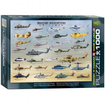 Eurographics Military Helicopters Puzzle - 1000 Pieces