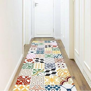 VINILIKO, Alfombra de vinilo, Multicolor, 66x250 cm