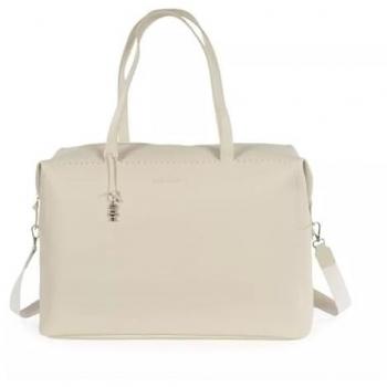 Bolsa XL Pasito a Pasito Icon - Ecopiel Crema con Asa Ajustable