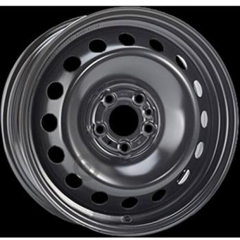 Disco de Acero Alcar 6x15 5x98 ET39 CB58 Negro/Silver