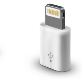 Adaptador de microUSB Lightning combinado verde Weiss