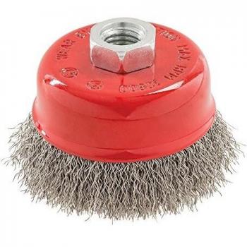 Cepillo Trenzado de Acero Inoxidable 75 mm M14