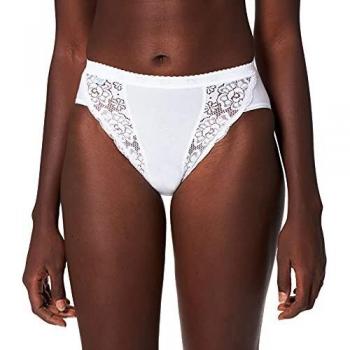 Sloggi Chic Tai Hikini, White, 40 para Mujer