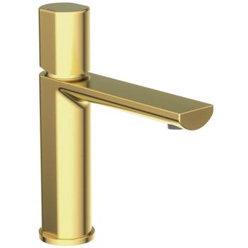 Grifo monomando de lavabo NEW YORK dorado mate Schütte