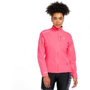 Dare 2B Women's Mediant II Waterproof Jacket - Neon Pink, Size: 10, Water-repellent