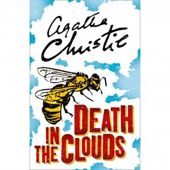 Libro Death in the Clouds de Agatha Christie - Novela de misterio, protagonizada por el detective Hercule Poirot, ambientada en un vuelo donde ocurre un asesinato, con intriga y giros inesperados