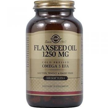 Linseed oil 1250mg solgar 100pearls