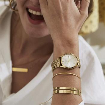 Reloj de Mujer Rosefield The Ace ACSG-A03 con Diseño Elegante en Acero Inoxidable y Detalles en Oro