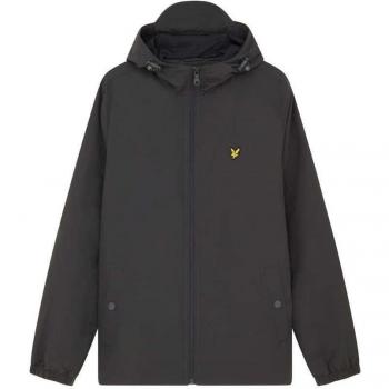 Sudadera con capucha Lyle & Scott de nylon y poliéster en color gris, talla L