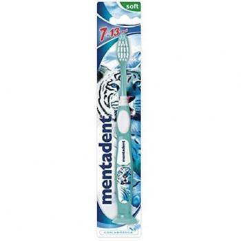 Mentadent, Cepillo de Dientes, con Ventosa, Colores Aleatorios