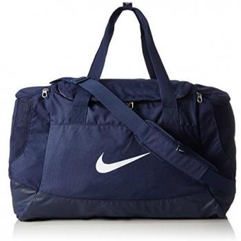 Nike Club Team Swoosh Duffel M Bolsa de deporte, 53 cm, 52 liters, Azul