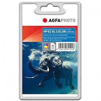 AgfaPhoto APHP62CXL cartucho de tinta Cian, Magenta, Amarillo - Cartucho de tinta para impresoras