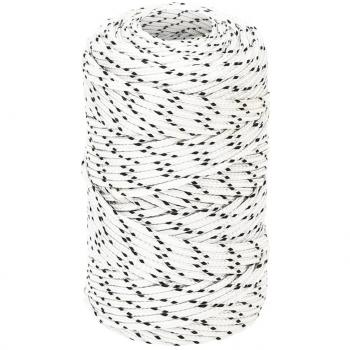 Cuerda tejida barco blanca 2 mm x 500 m de poliéster