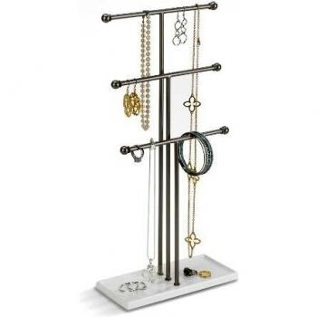 Umbra 299330-491 Trigem - Colgador de joyas Nickel, 48 x 23 x 10 cm