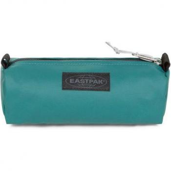 Estuche Eastpak Benchmark Single verde, azul turquesa y negro puro