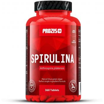 Prozis 100% Pure Spirulina 360 comprimidos 3000 mg: Suplemento para el control del apetito – Aumenta la energía y fomenta la salud inmunitaria, cardiovascular y cerebral - ¡60 dosis!