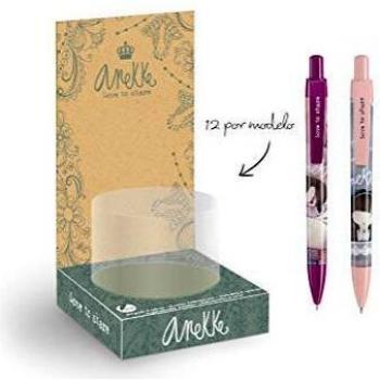 Anekke Expositor 24 bolígrafos Ballerina y Moon