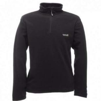 Regatta Thompson Fleece Zip Sweatshirt - Black - Male - Size: 3XL