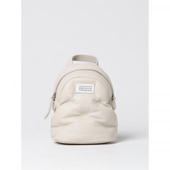 Maison Margiela White Quilted Nappa Backpack for Women - One Size