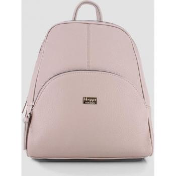 Mochila de mujer Blogger SHAMELESS nude en polipiel con bolsillos internos y respaldo acolchado