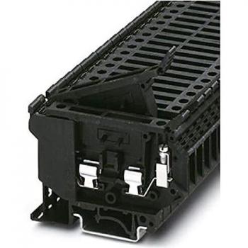 Phoenix Contact UK 5-HESI Fuse Terminal Block, Black, 0.2-4mm², 6.3A, DIN Rail Mount