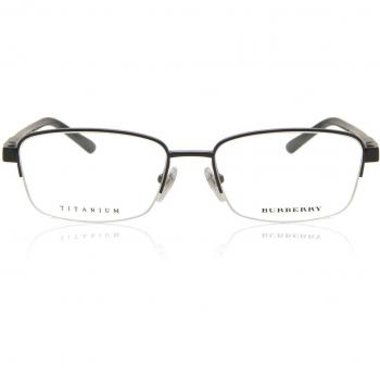 Burberry BE1288TD Asian Fit 1091 Men's Eyeglasses Grey Size 55 (Frame Only) - Blue Light Block Available